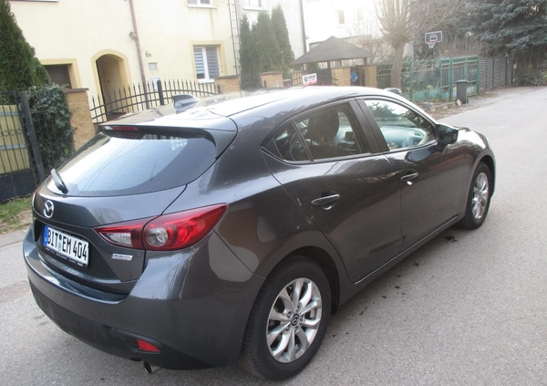 Mazda 3 cena 39900 przebieg: 147000, rok produkcji 2014 z Warszawa małe 121